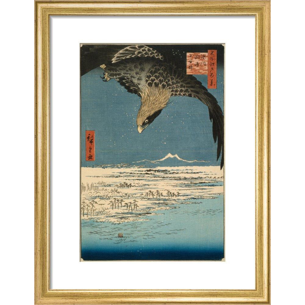 Eagle over Jûmantsubo Plain - Art print