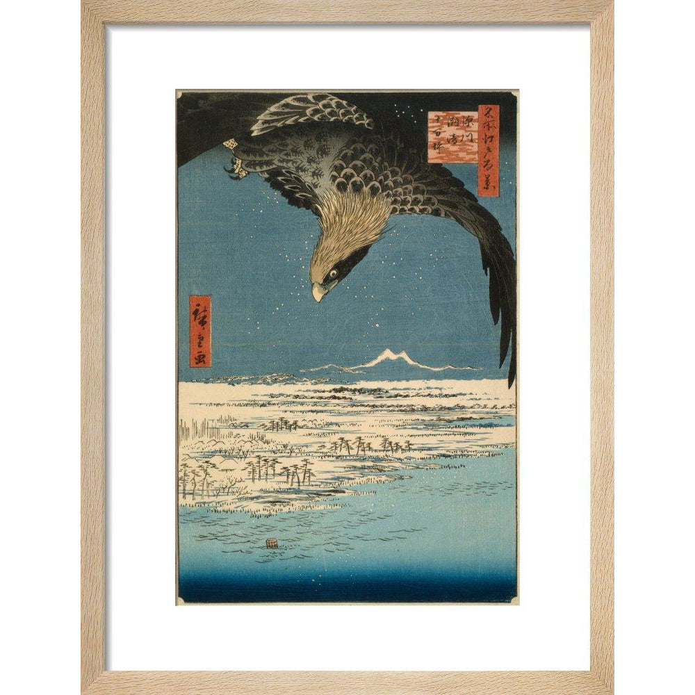 Eagle over Jûmantsubo Plain - Art print