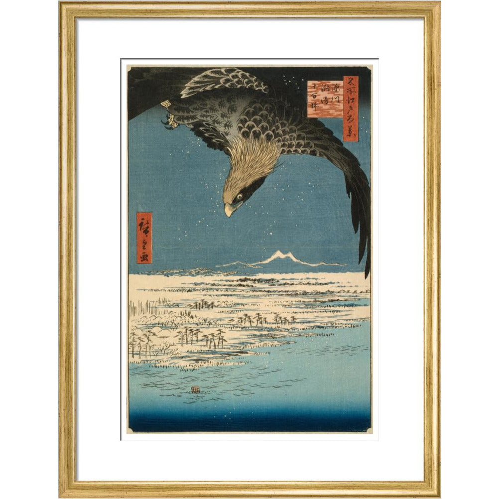 Eagle over Jûmantsubo Plain - Art print