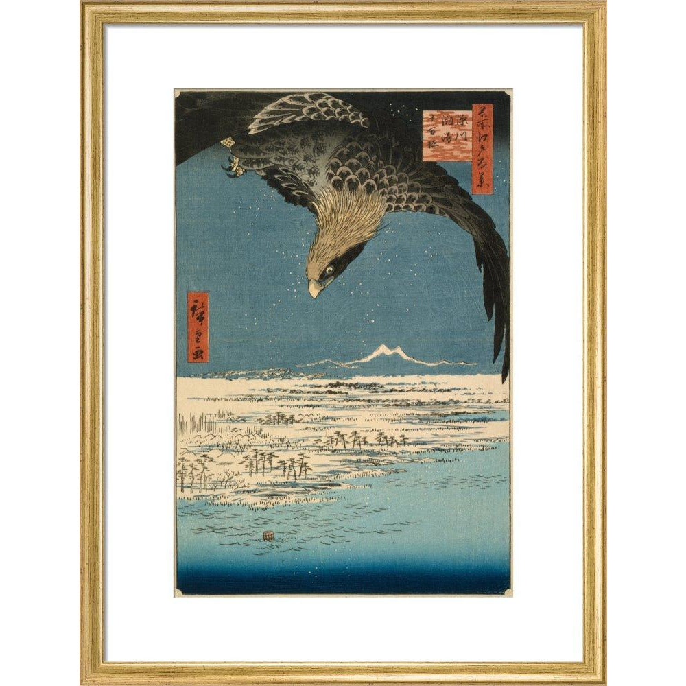 Eagle over Jûmantsubo Plain - Art print