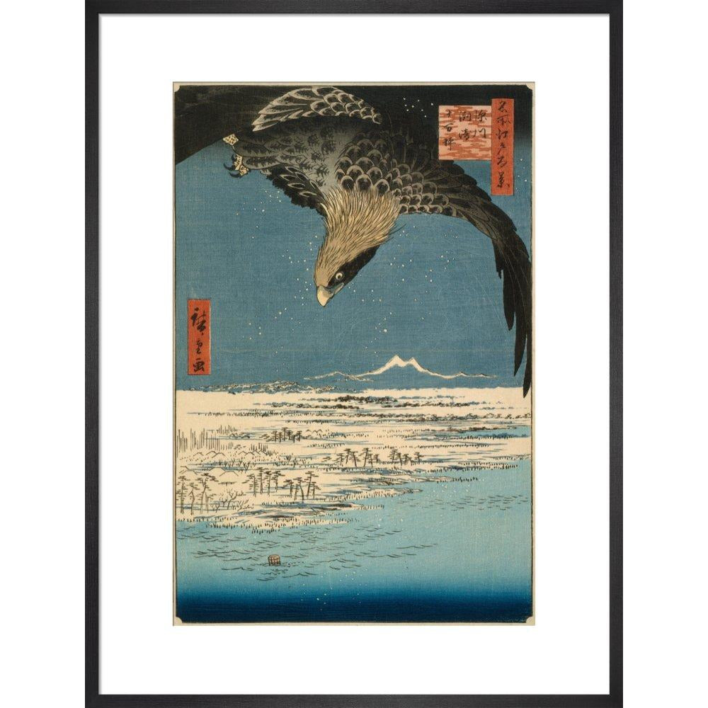 Eagle over Jûmantsubo Plain - Art print
