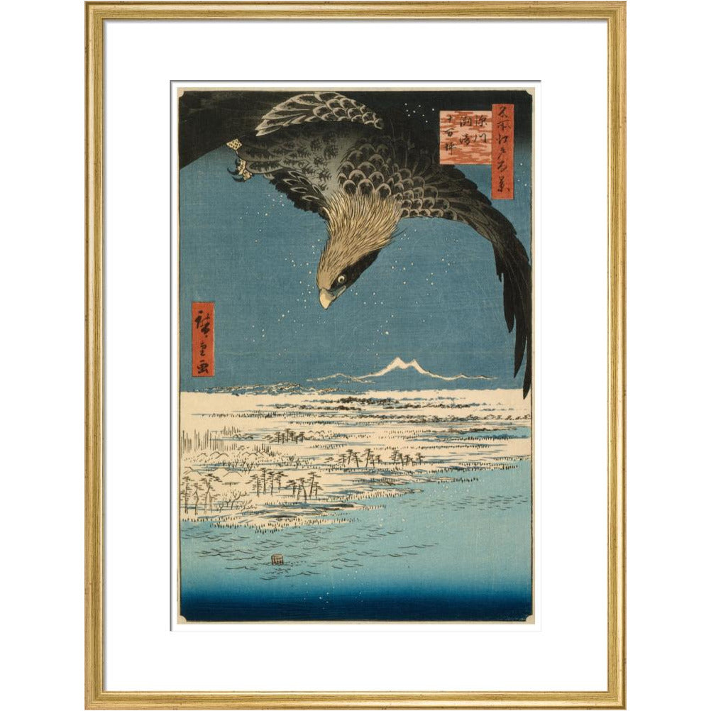 Eagle over Jûmantsubo Plain - Art print