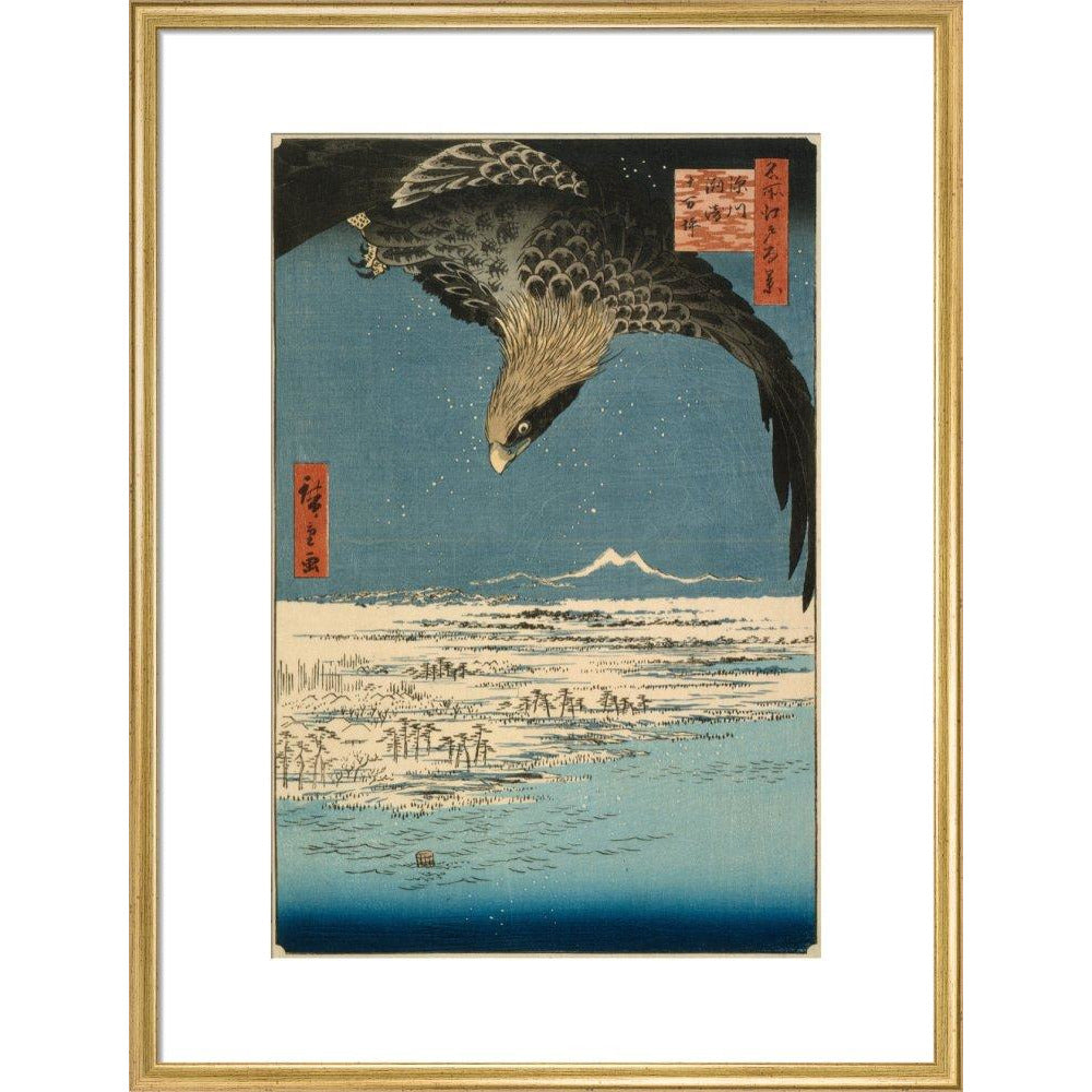 Eagle over Jûmantsubo Plain - Art print
