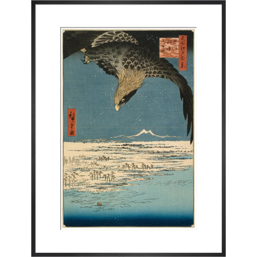 Eagle over Jûmantsubo Plain - Art print