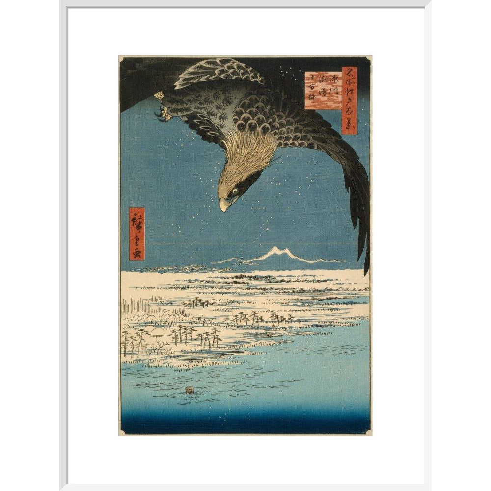 Eagle over Jûmantsubo Plain - Art print