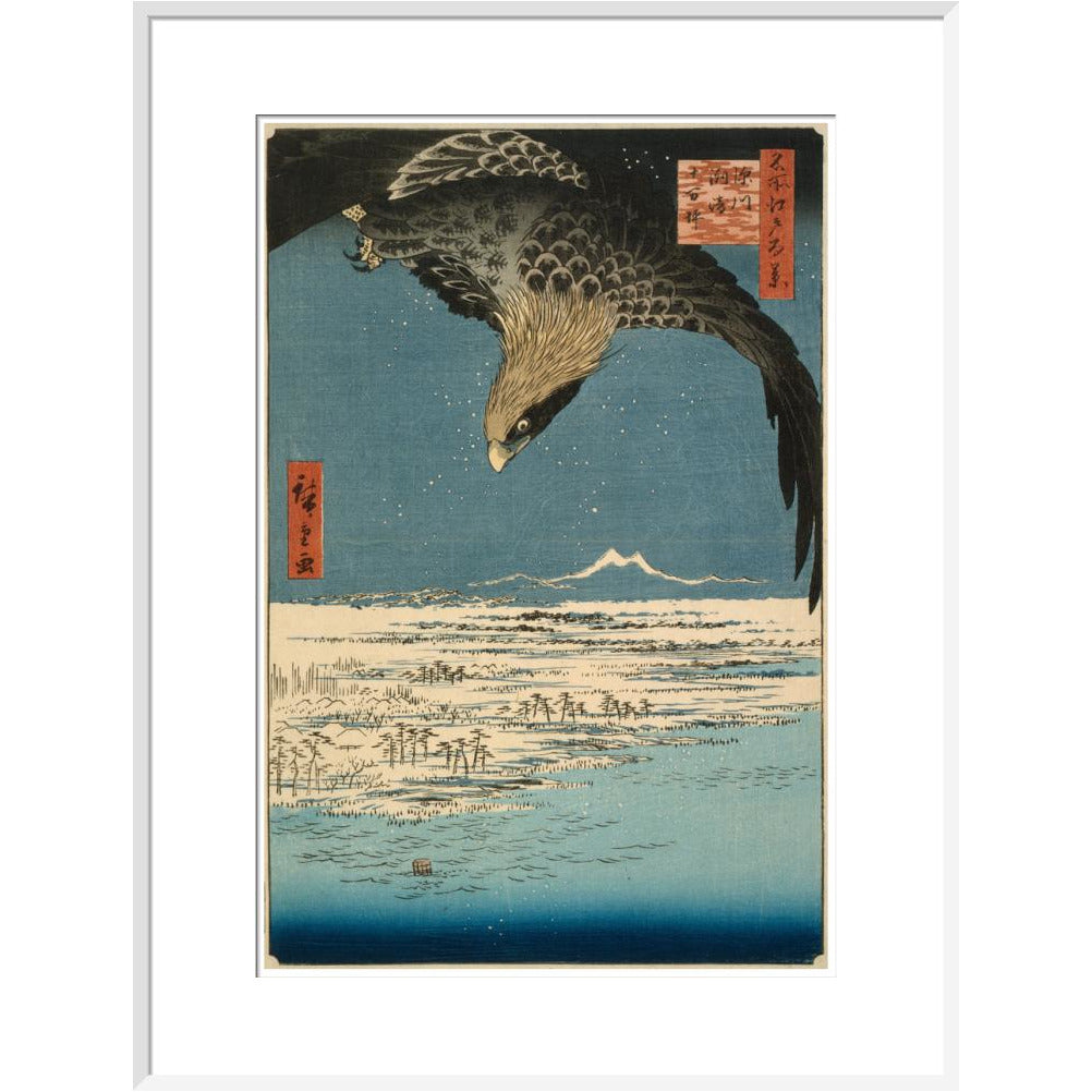 Eagle over Jûmantsubo Plain - Art print