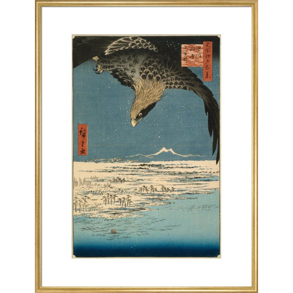 Eagle over Jûmantsubo Plain - Art print