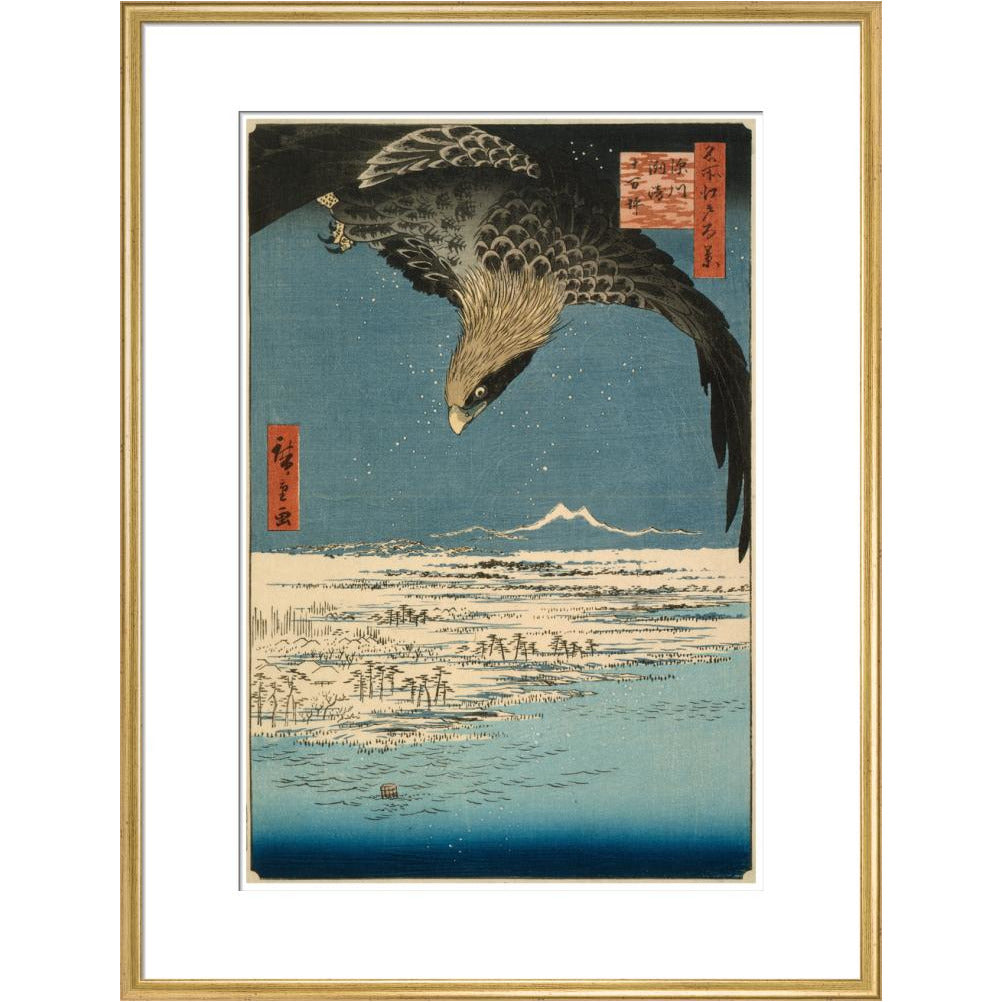 Eagle over Jûmantsubo Plain - Art print