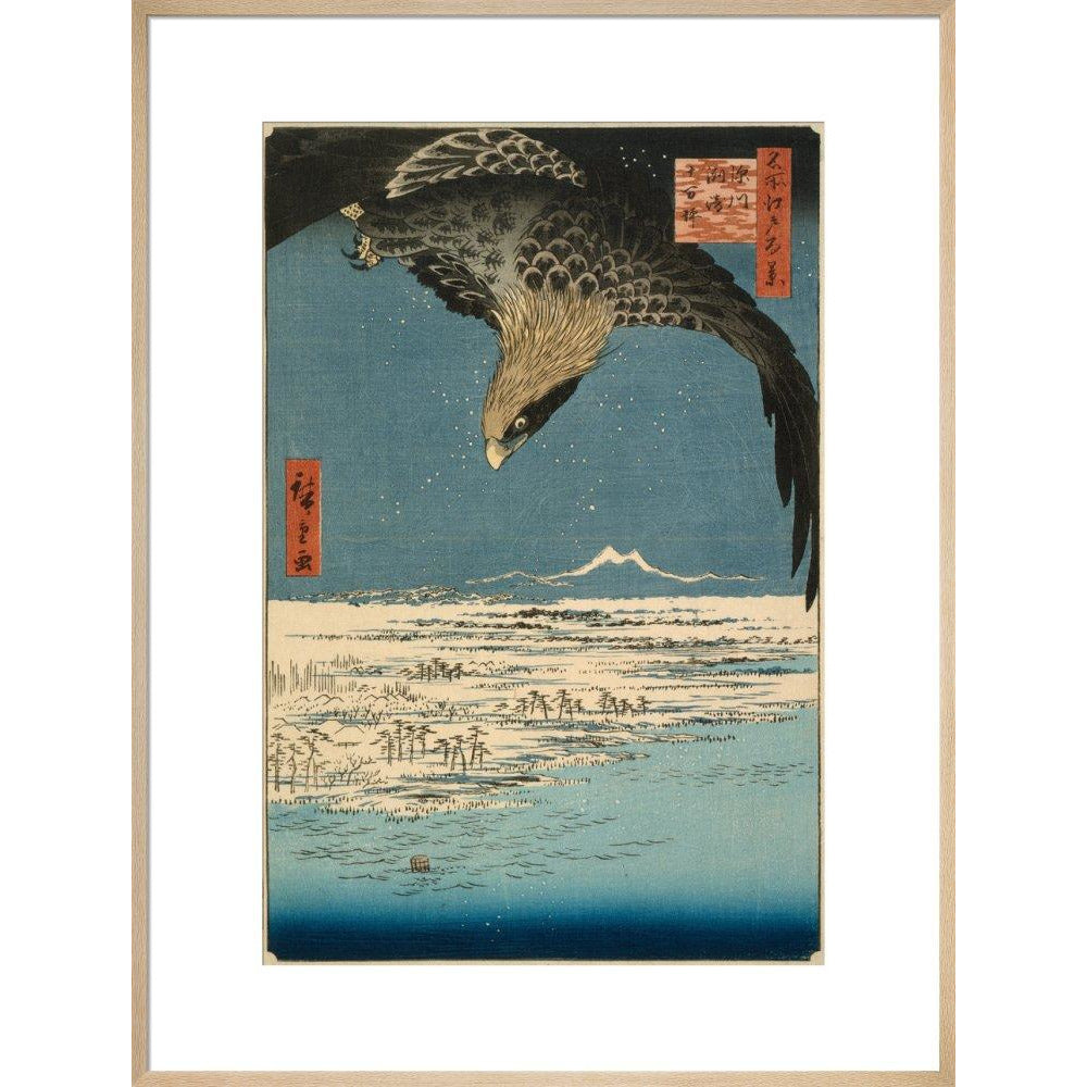 Eagle over Jûmantsubo Plain - Art print