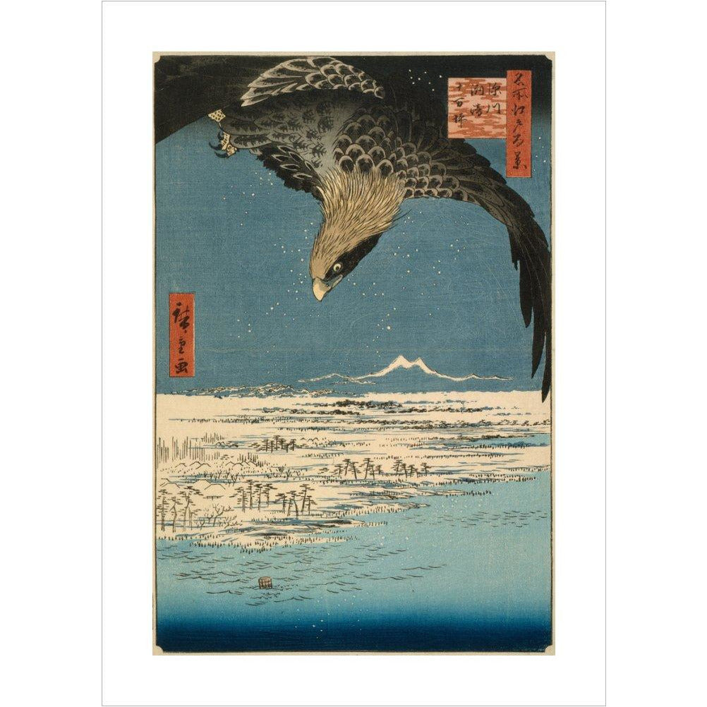 Eagle over Jûmantsubo Plain - Art print