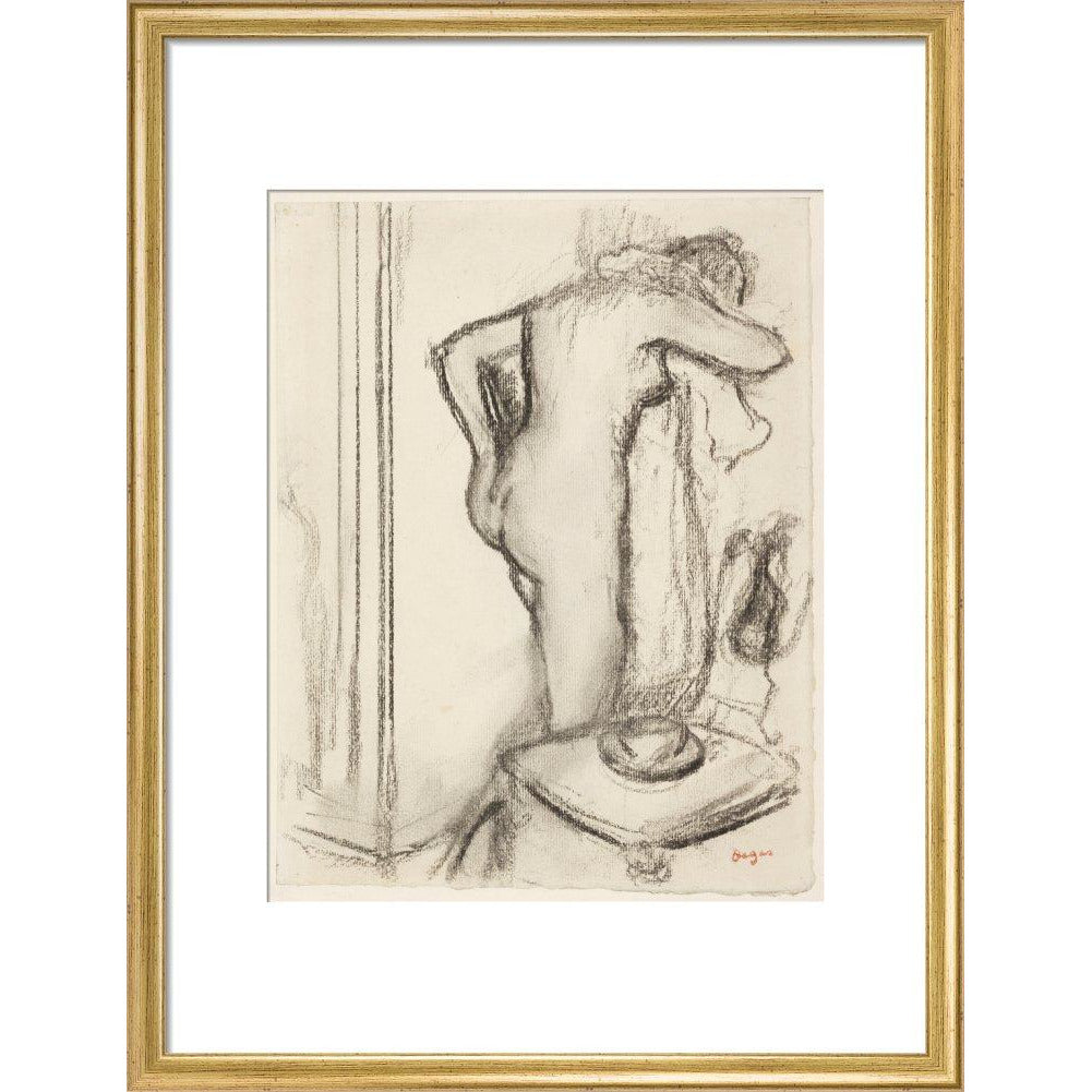 Femme à sa toilette - Art print