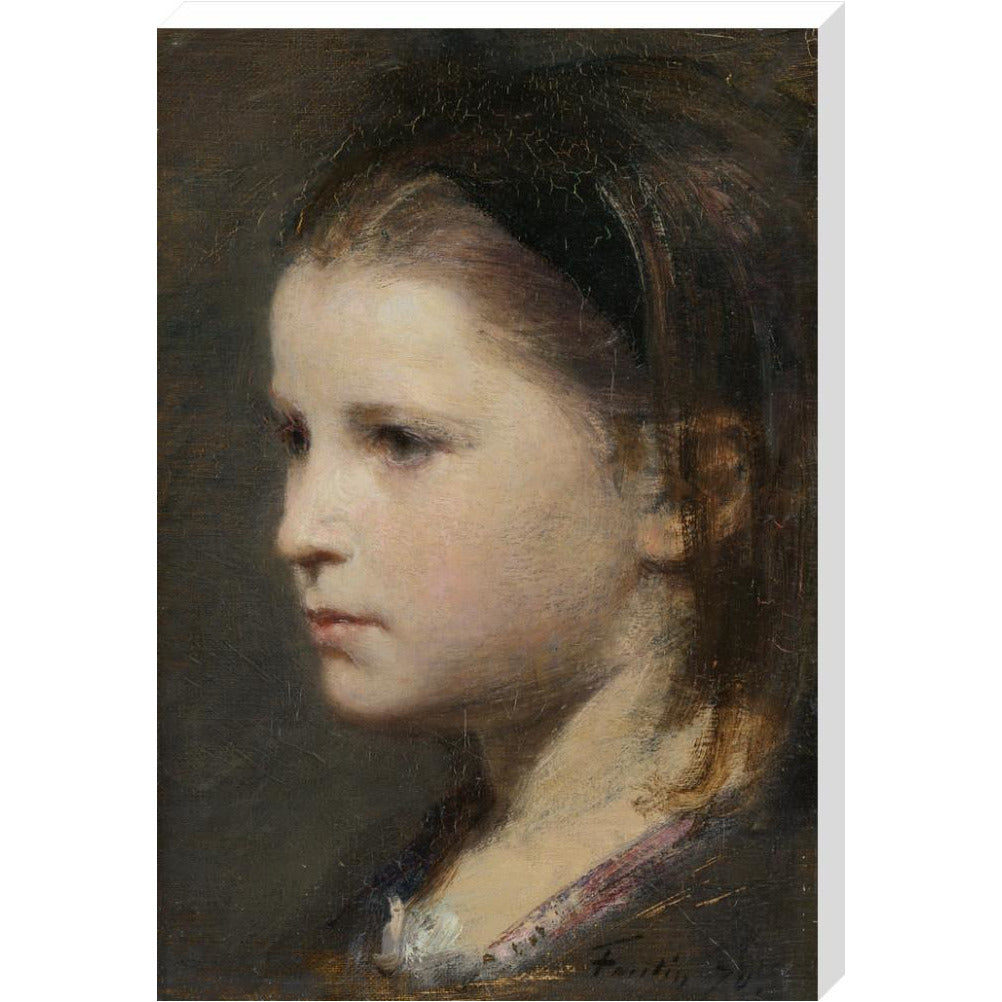 Head of a young girl - Art print