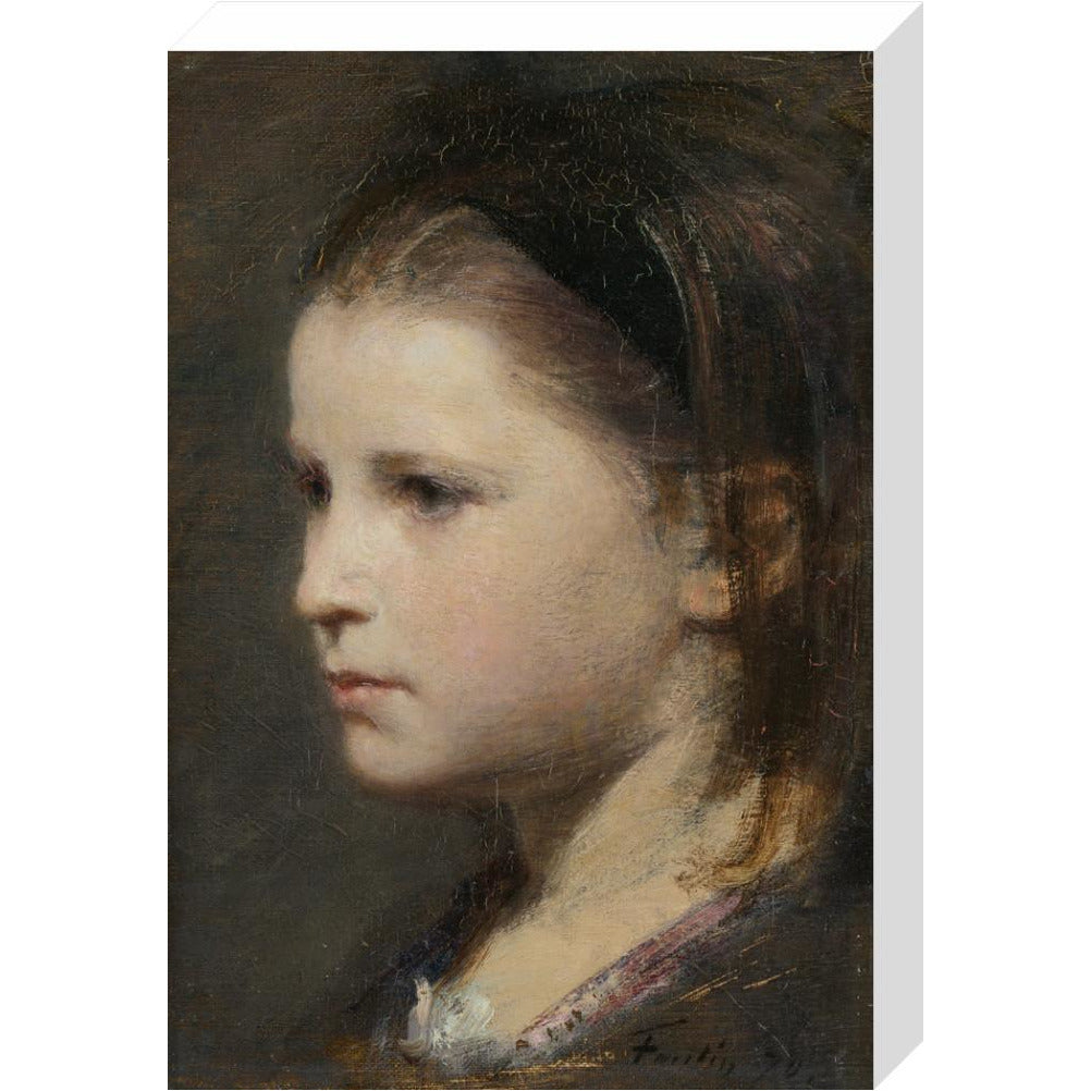 Head of a young girl - Art print