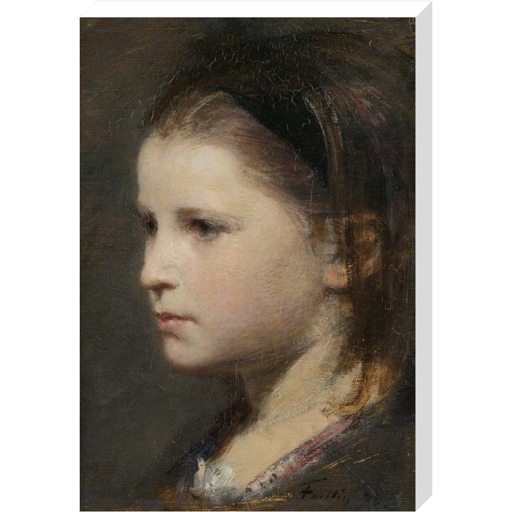 Head of a young girl - Art print