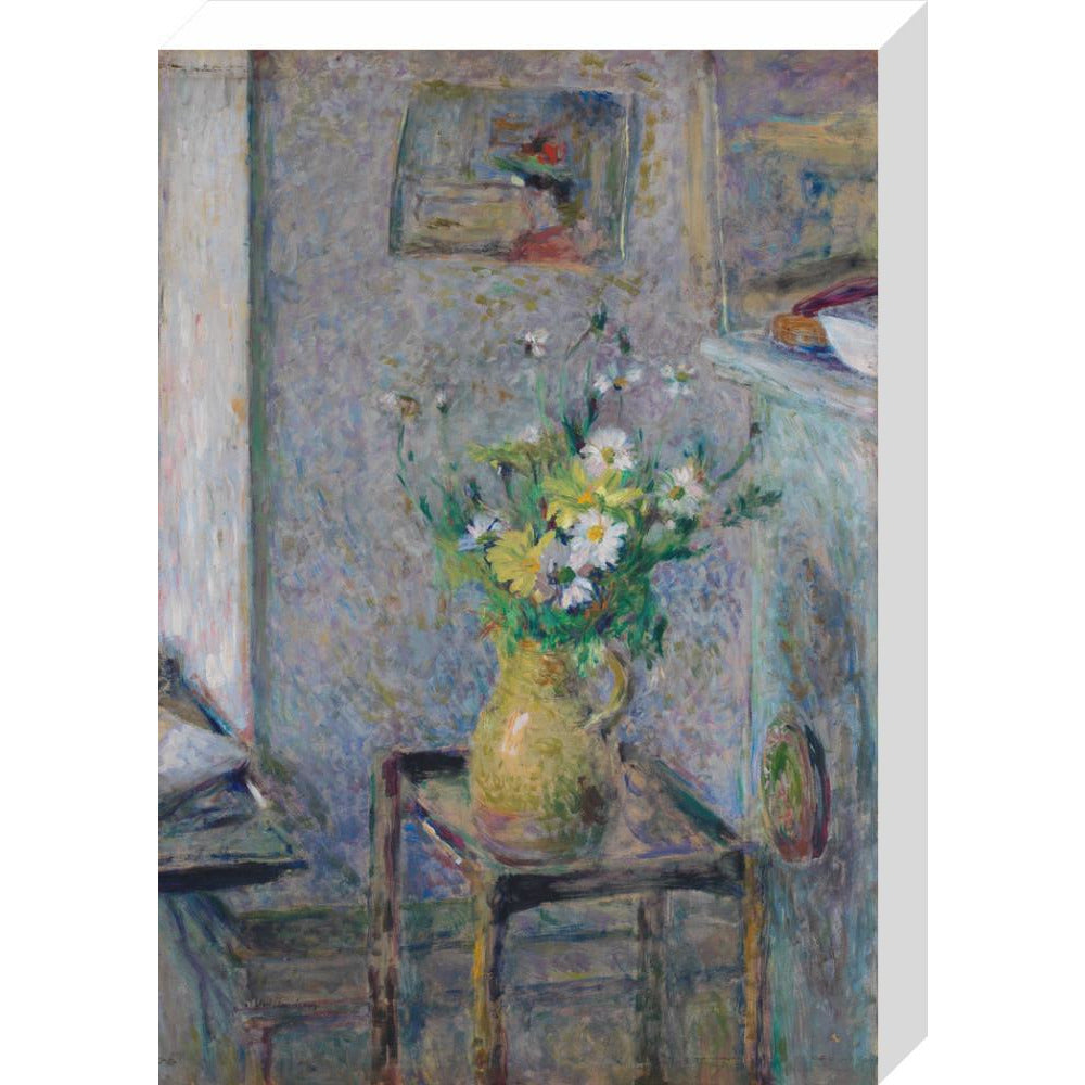 Pot de grès et fleurs - Art print