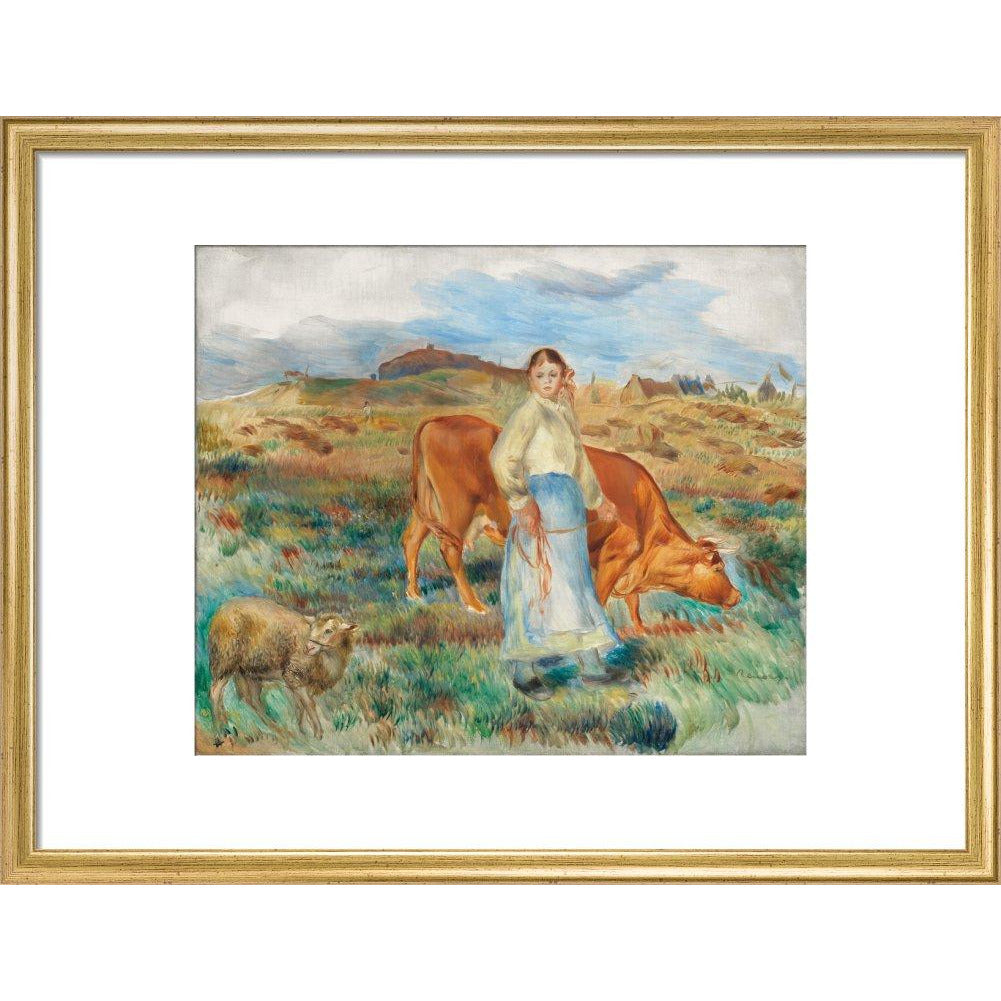 Le retour des champs - Art print