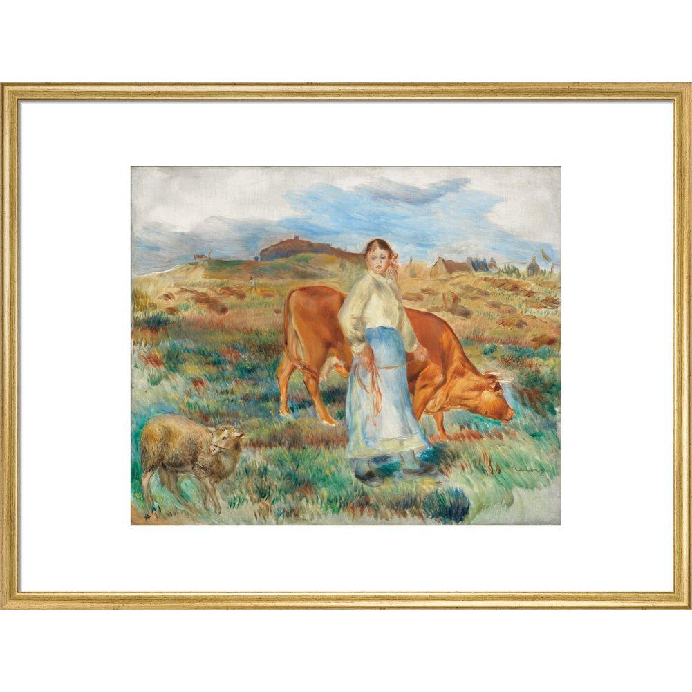 Le retour des champs - Art print