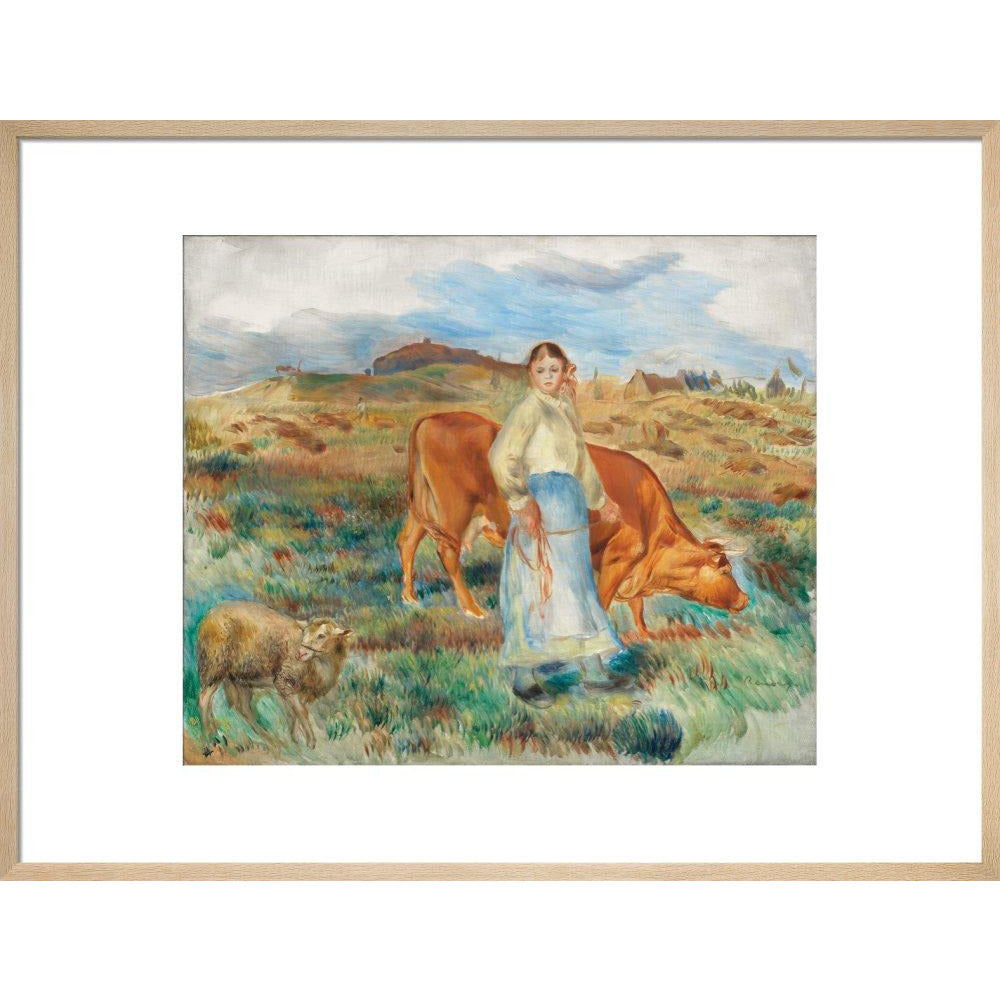 Le retour des champs - Art print