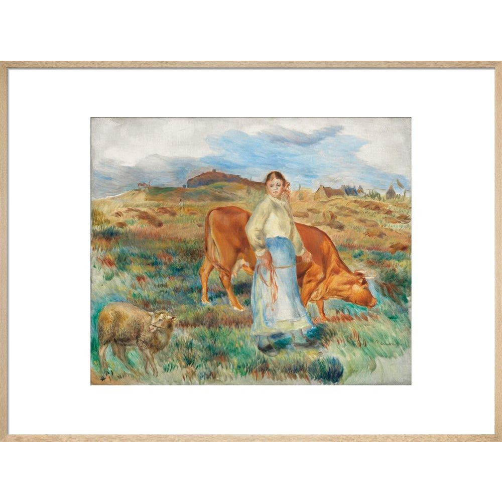 Le retour des champs - Art print