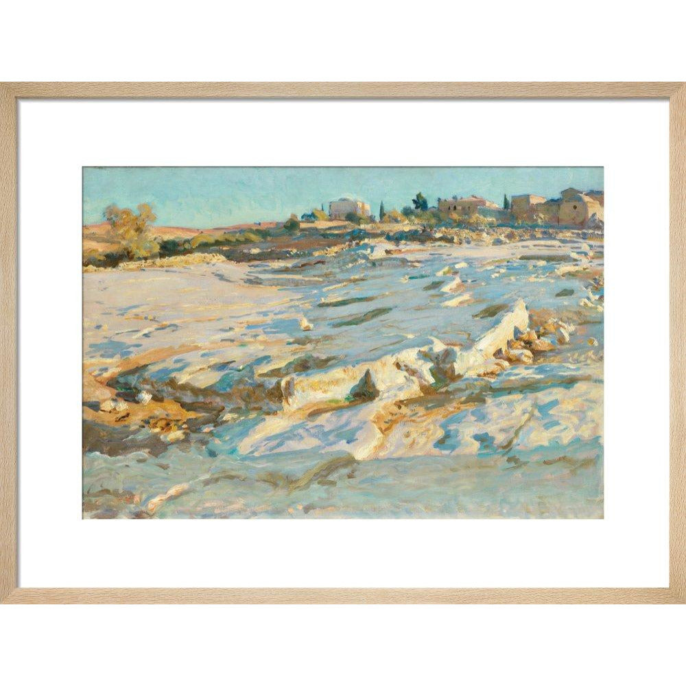 Near the Mount of Olives, Jerusalem - Art print