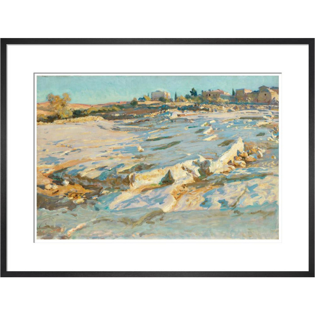 Near the Mount of Olives, Jerusalem - Art print