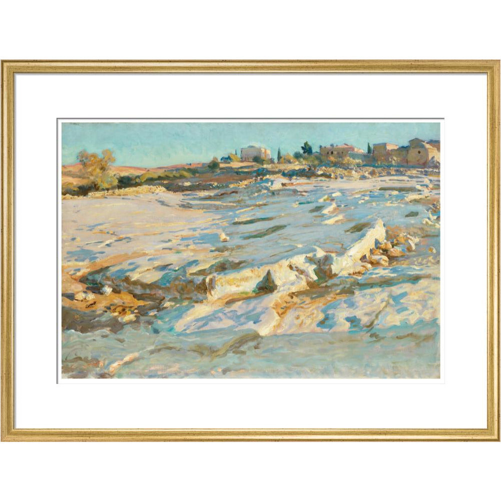 Near the Mount of Olives, Jerusalem - Art print
