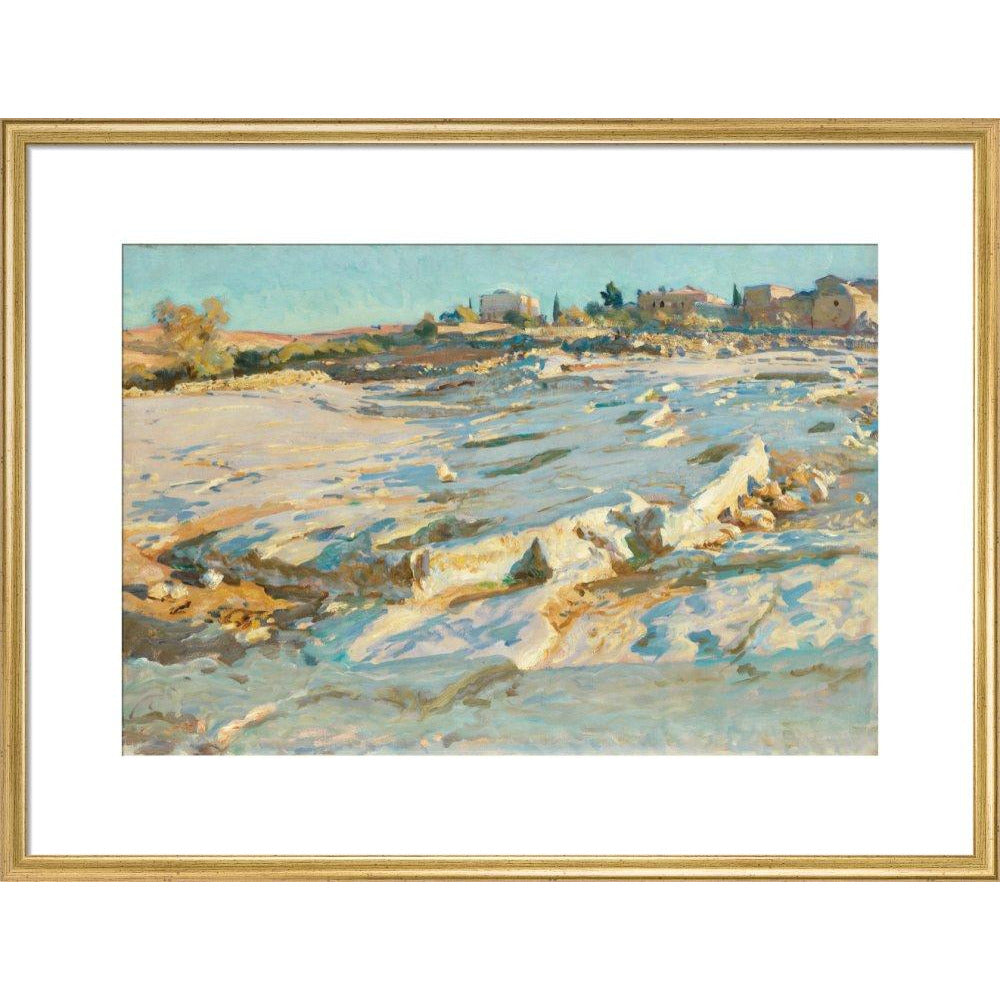 Near the Mount of Olives, Jerusalem - Art print