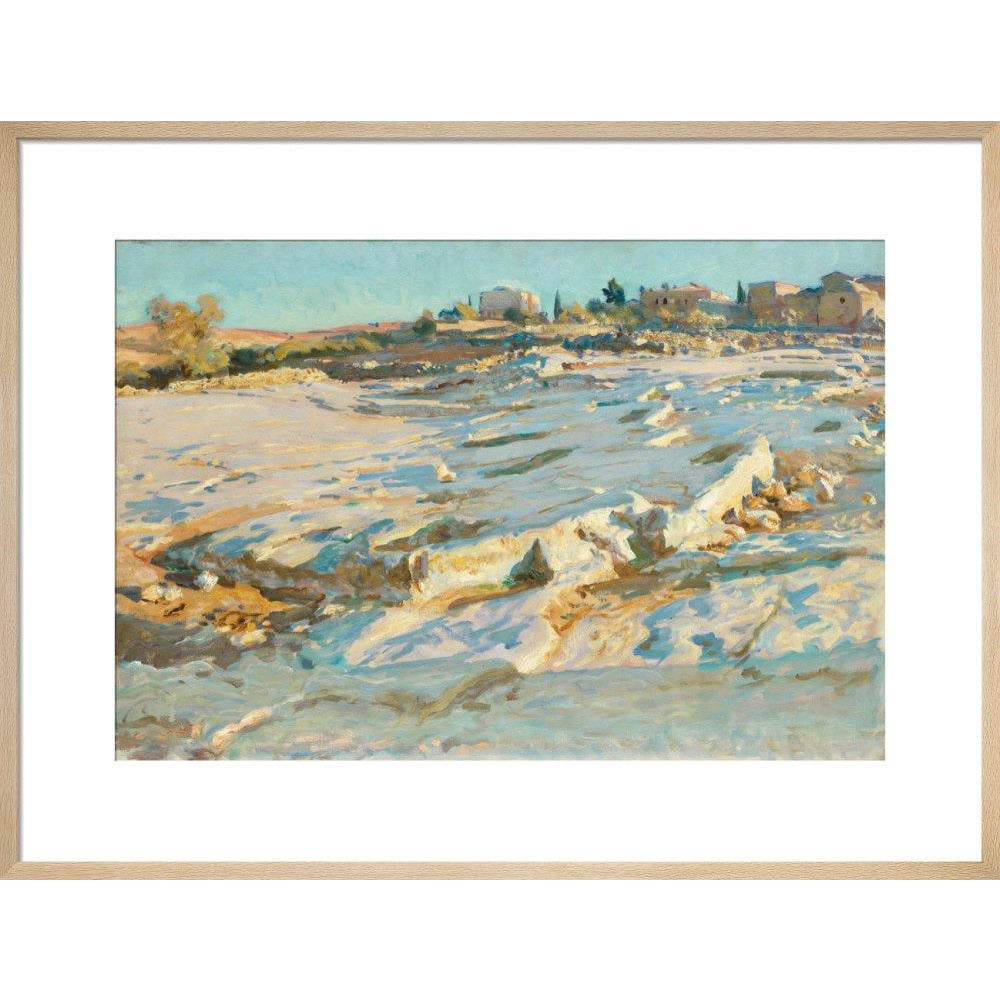 Near the Mount of Olives, Jerusalem - Art print