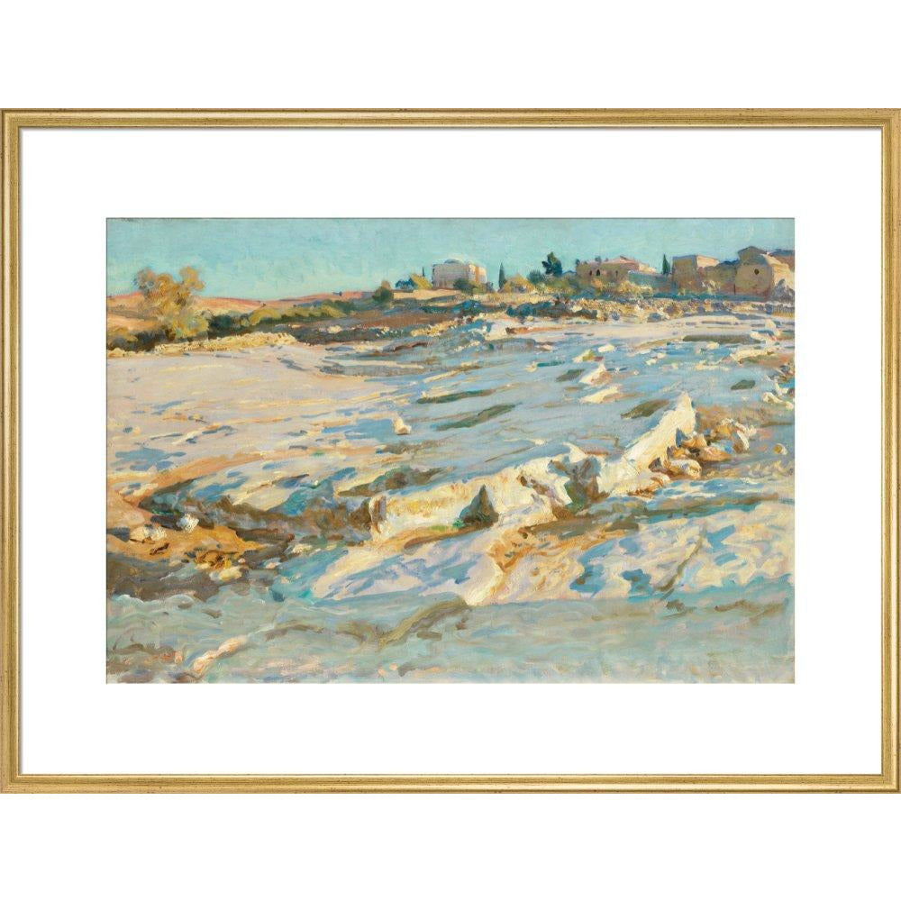 Near the Mount of Olives, Jerusalem - Art print