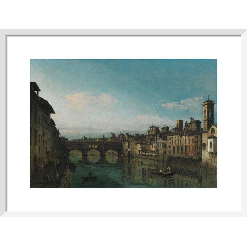 The Arno with the Ponte Vecchio - Art print