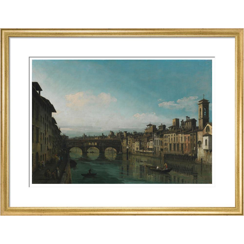 The Arno with the Ponte Vecchio - Art print
