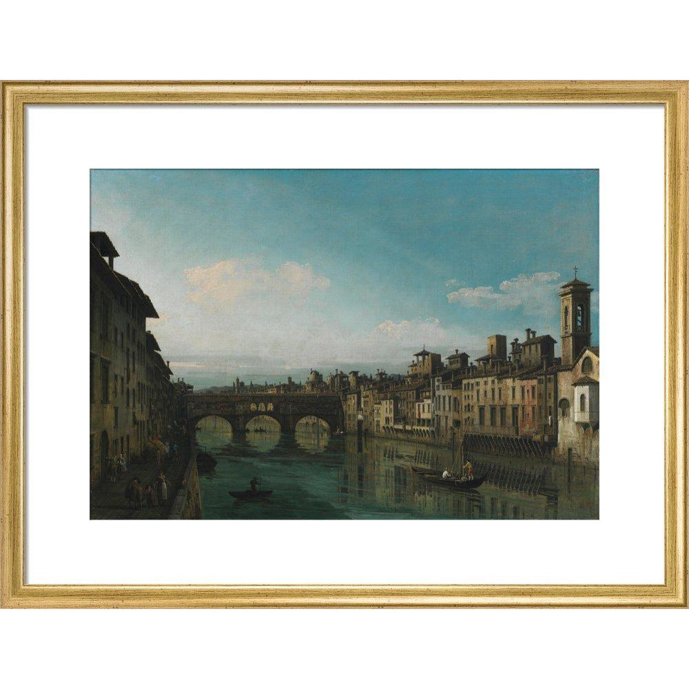 The Arno with the Ponte Vecchio - Art print