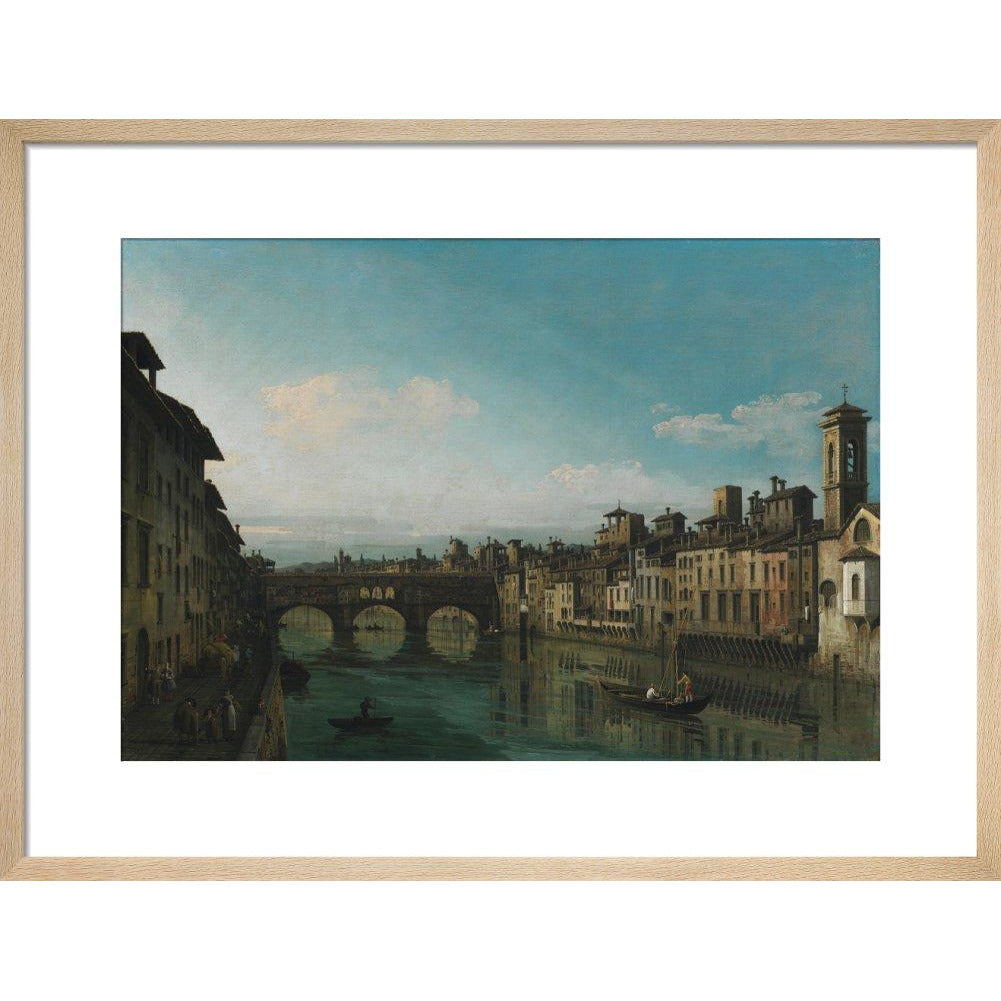 The Arno with the Ponte Vecchio - Art print