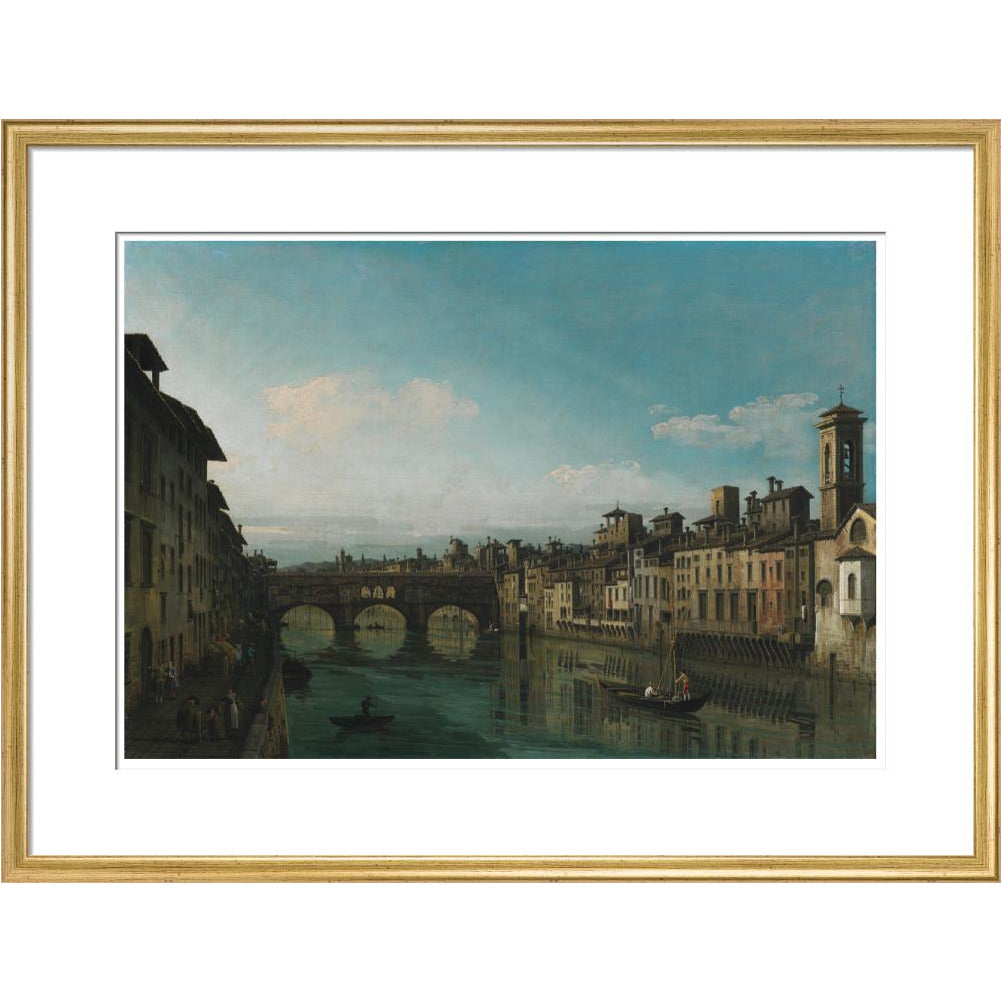 The Arno with the Ponte Vecchio - Art print