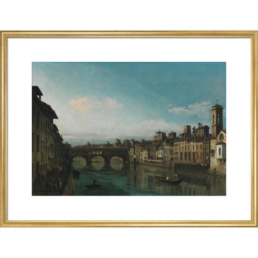 The Arno with the Ponte Vecchio - Art print