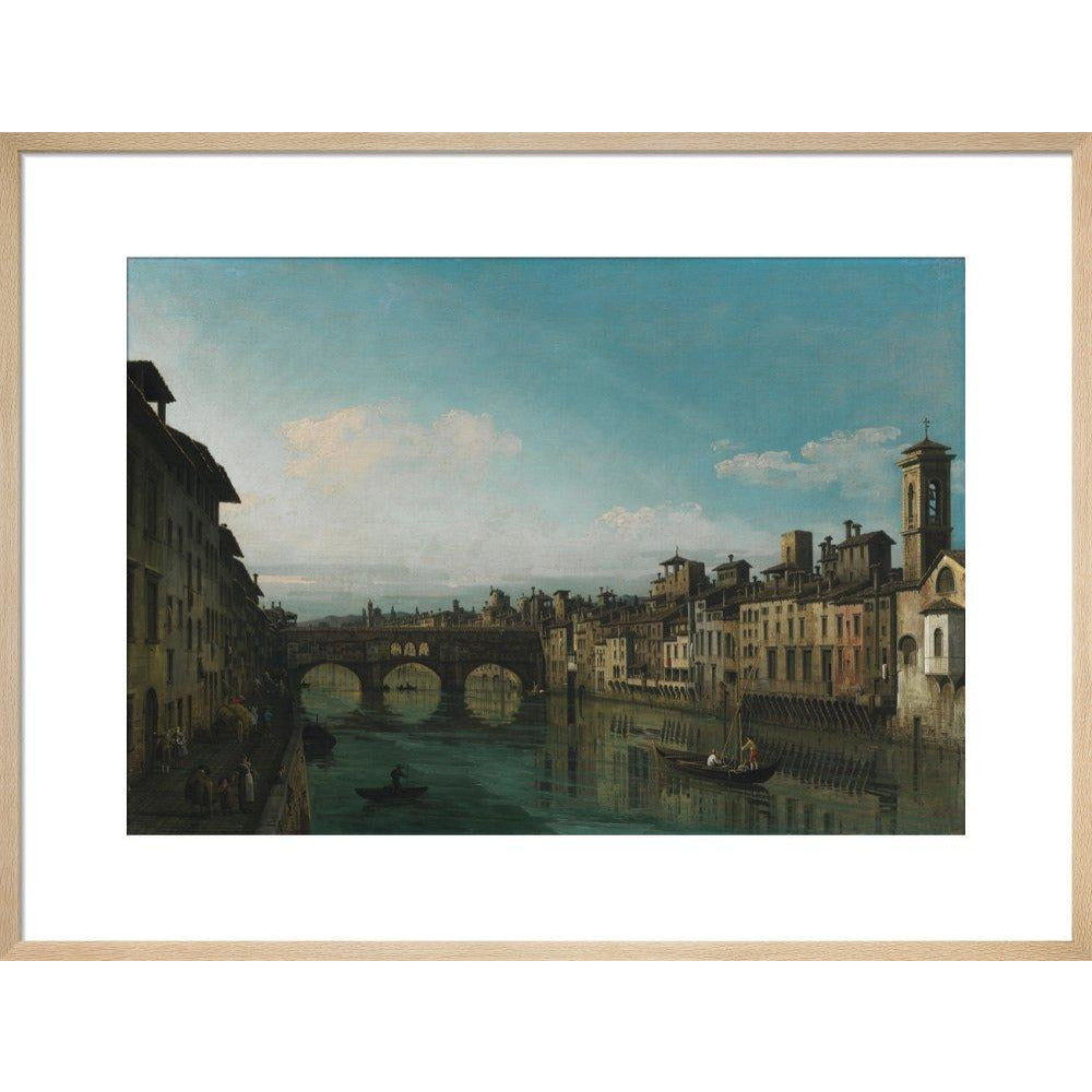 The Arno with the Ponte Vecchio - Art print