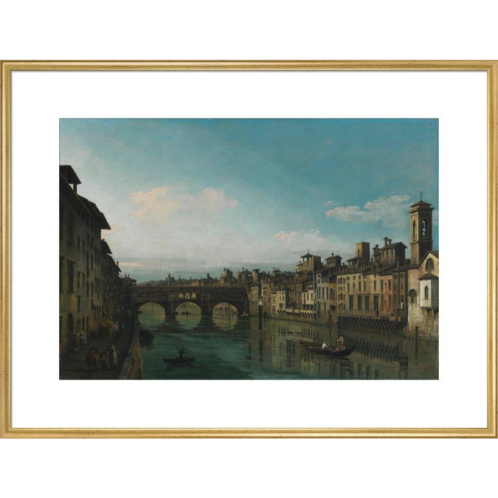 The Arno with the Ponte Vecchio - Art print
