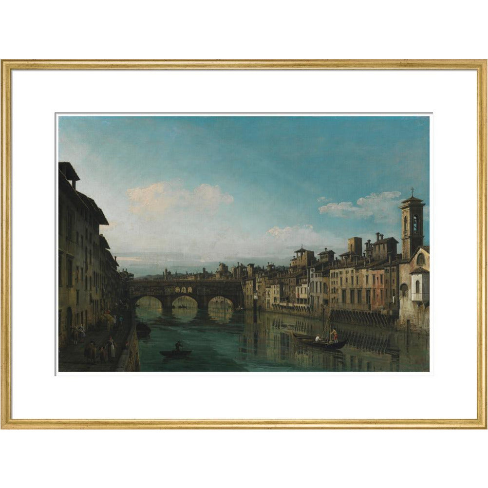 The Arno with the Ponte Vecchio - Art print