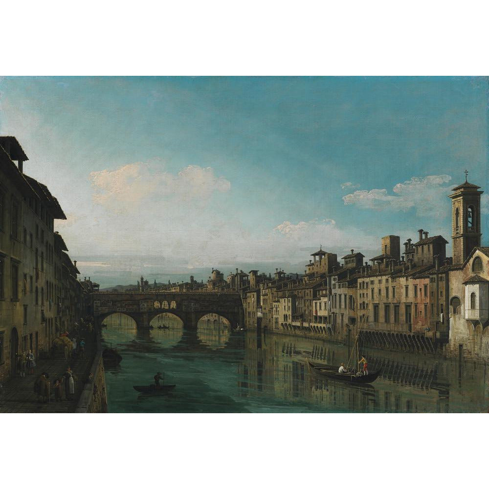 The Arno with the Ponte Vecchio - Art print