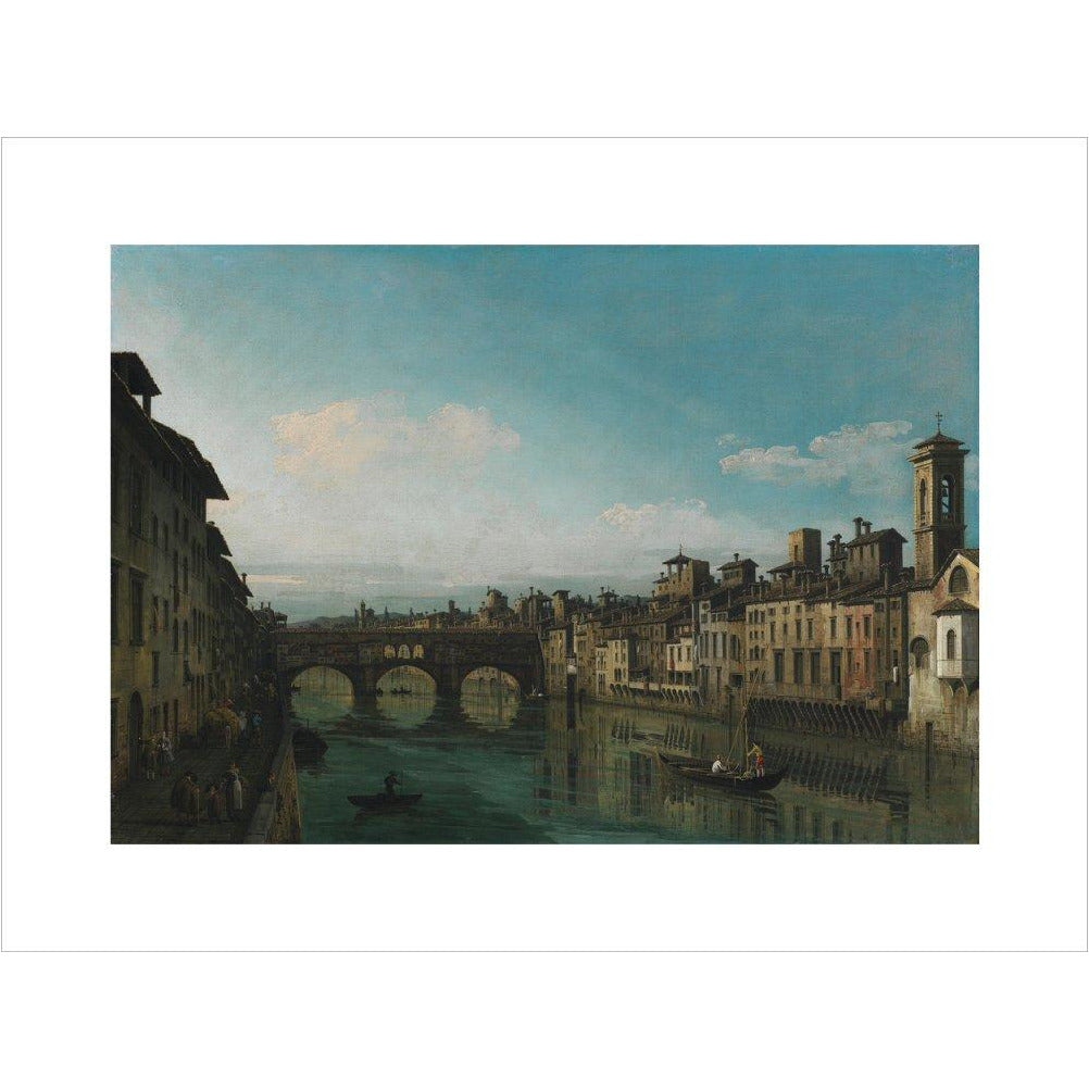 The Arno with the Ponte Vecchio - Art print