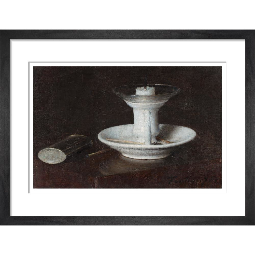 White Candlestick - Art print