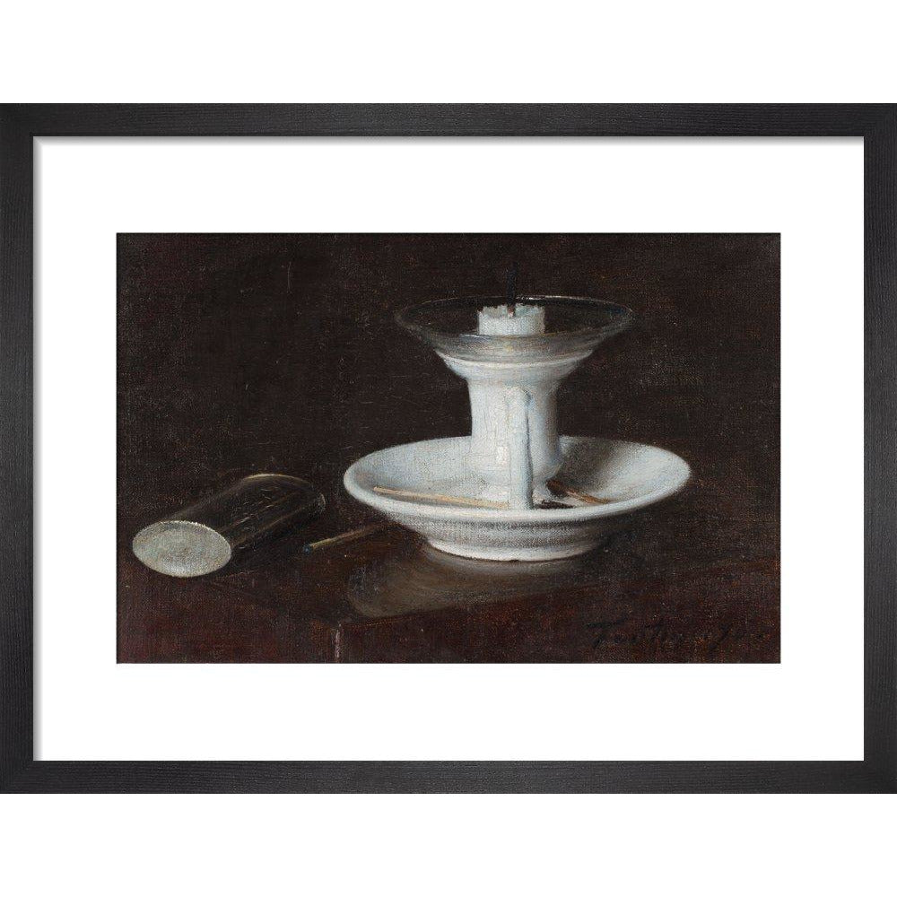 White Candlestick - Art print