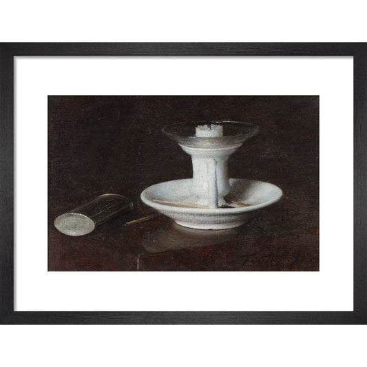 White Candlestick - Art print