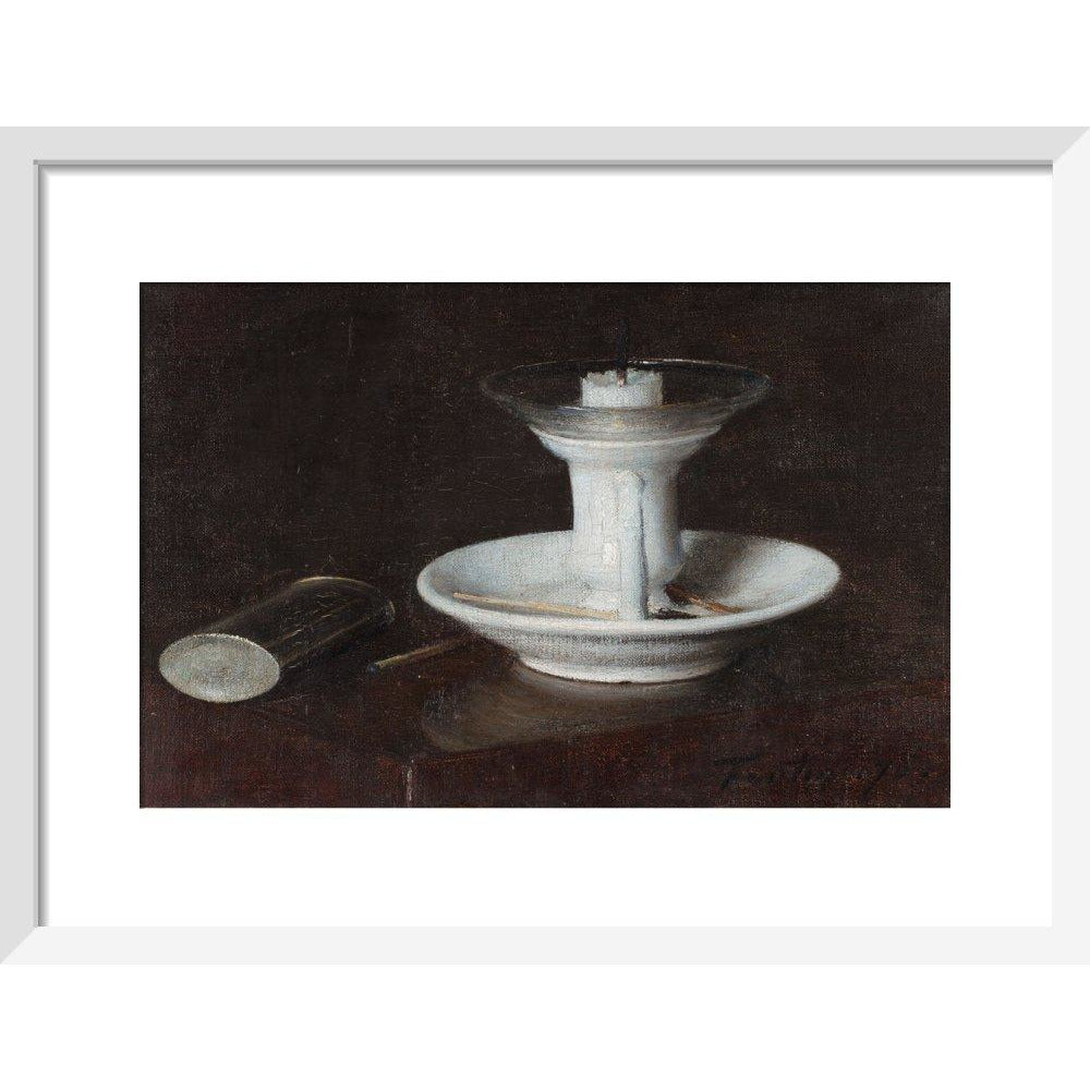 White Candlestick - Art print