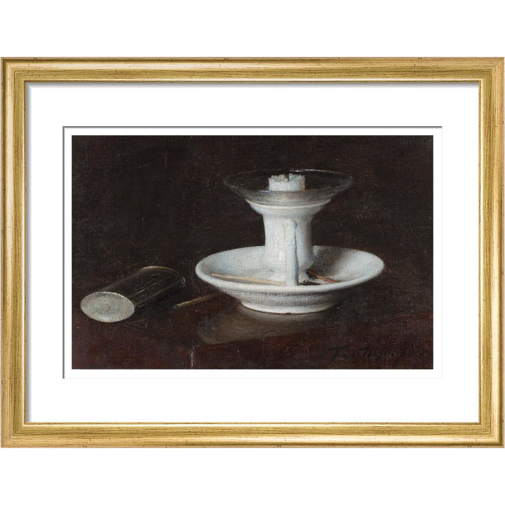 White Candlestick - Art print
