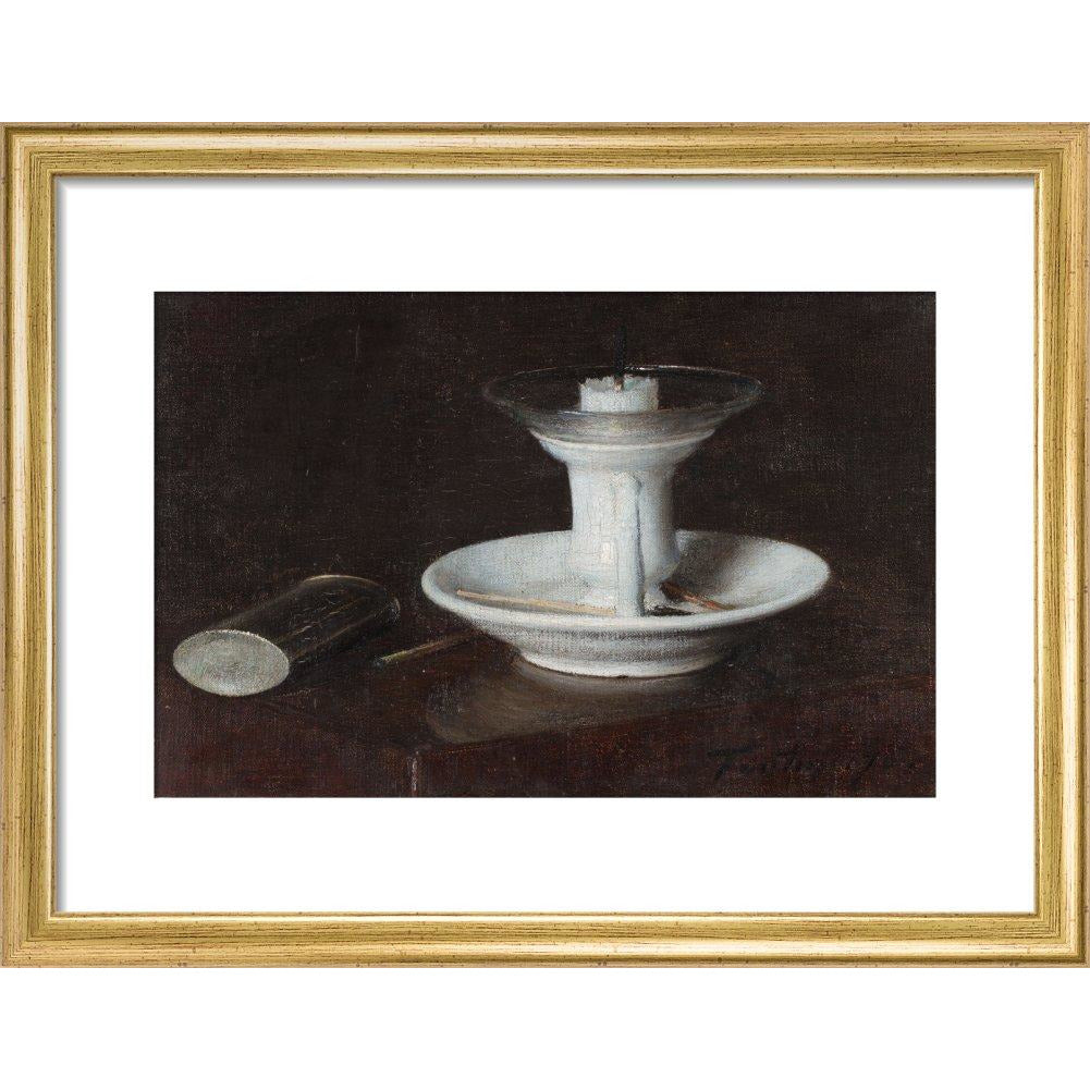 White Candlestick - Art print