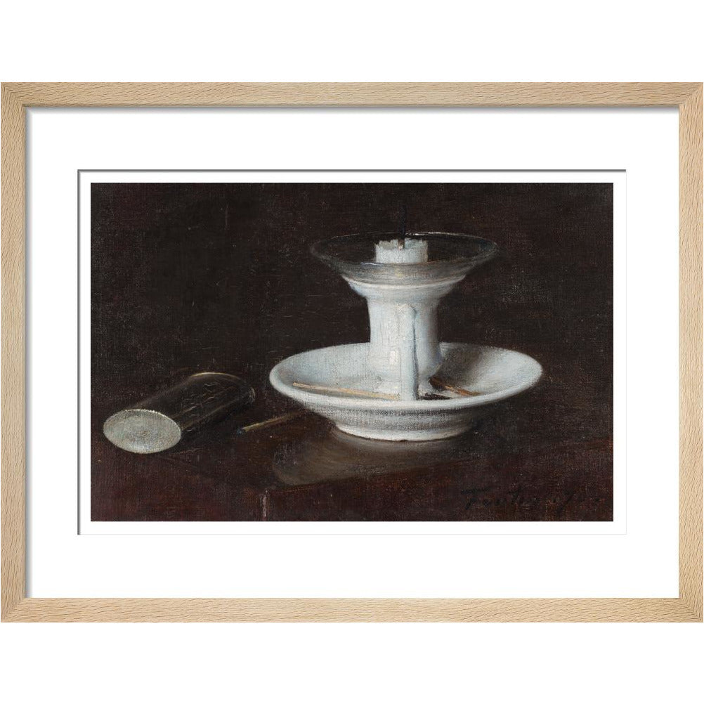 White Candlestick - Art print
