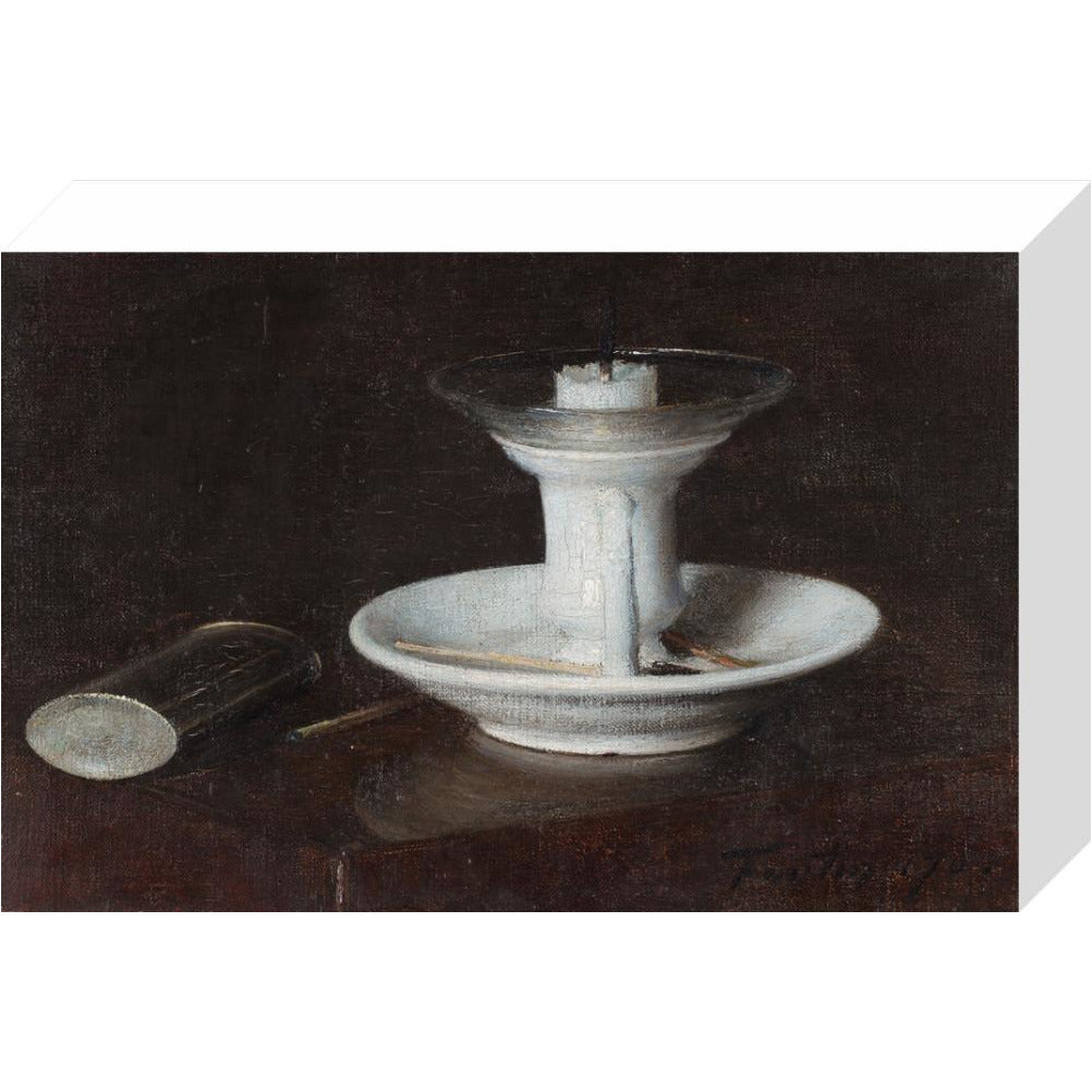 White Candlestick - Art print