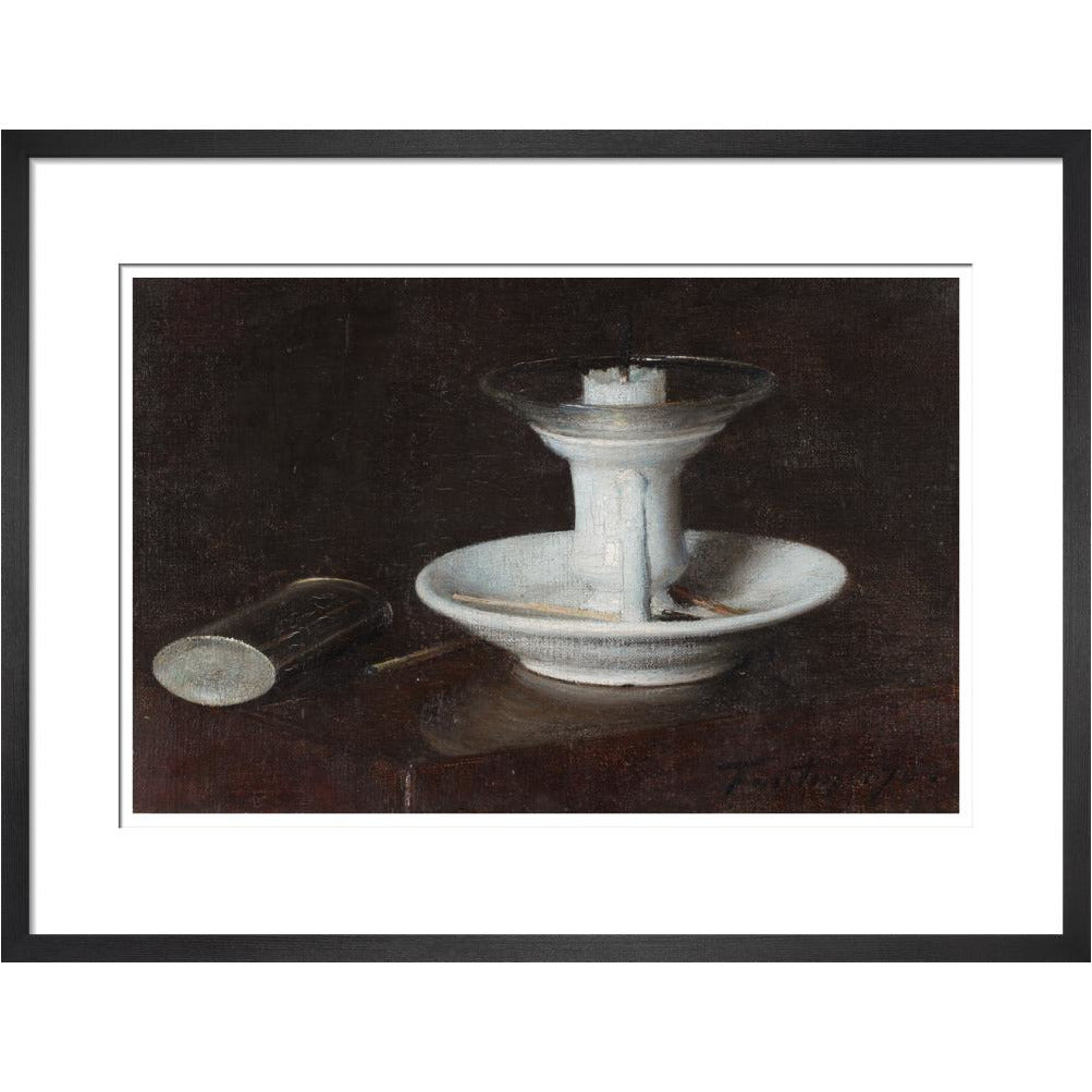White Candlestick - Art print