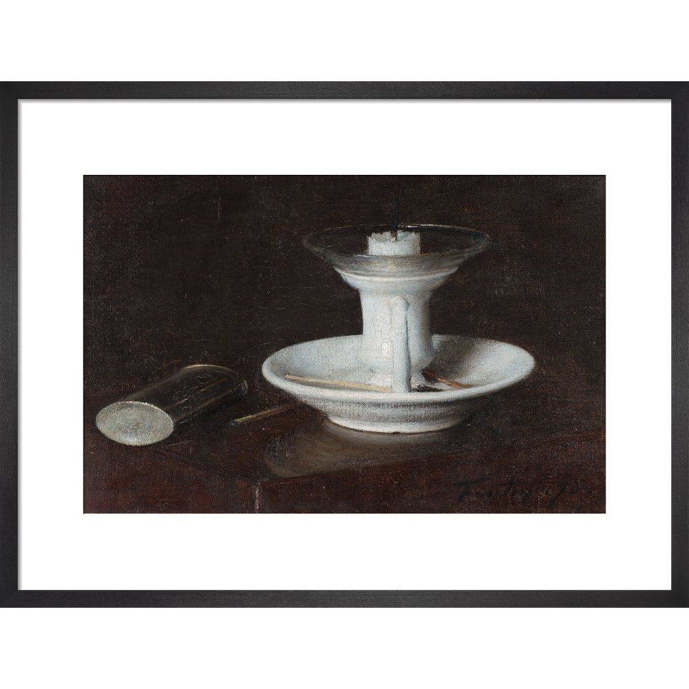 White Candlestick - Art print